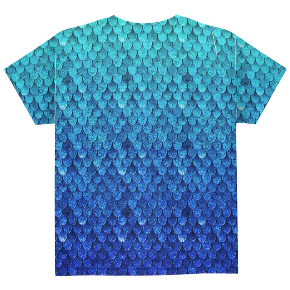 Halloween Blue Frost Dragon Rider Armor All Over Youth T Shirt Youth T-Shirts Old Glory