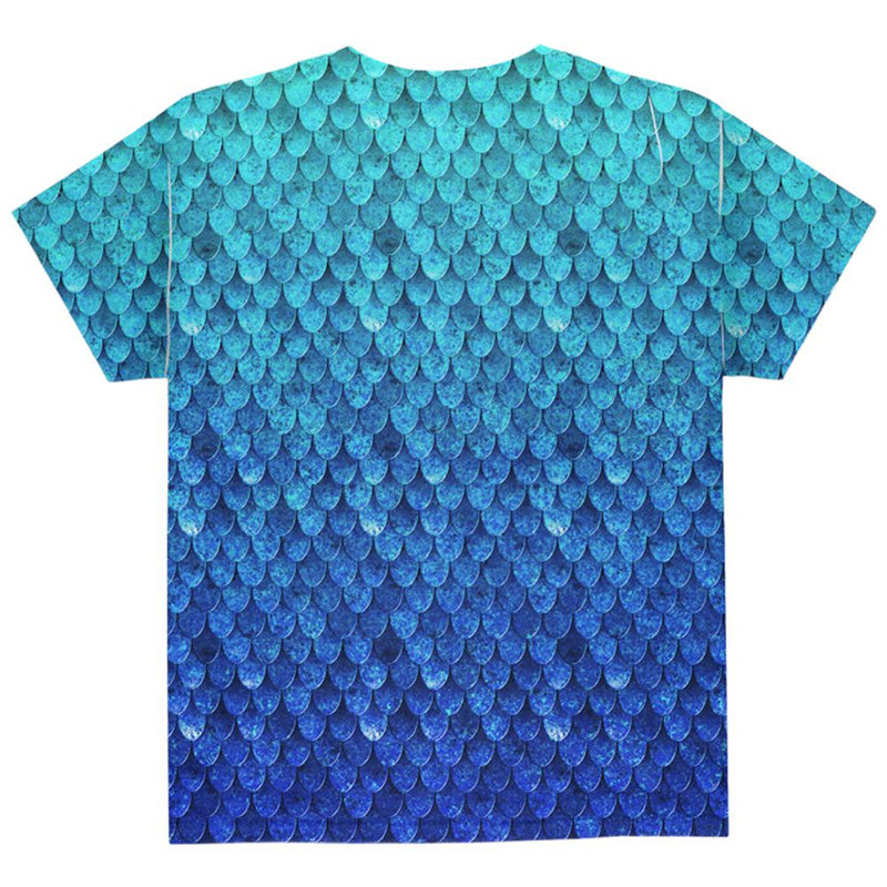 Halloween Blue Frost Dragon Rider Armor All Over Youth T Shirt Youth T-Shirts Old Glory