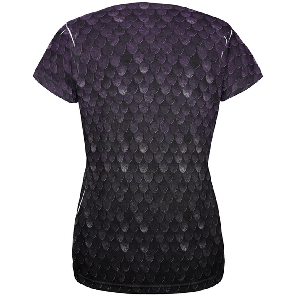Halloween Dark Elf Shadow Scale Armor All Over Womens T Shirt Women's T-Shirts Old Glory