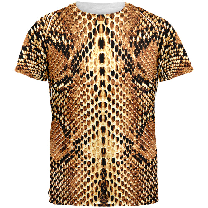 Halloween Costume Rattlesnake Snake Snakeskin Costume All Over Mens T Shirt Men's T-Shirts Old Glory 2XL Multicolor