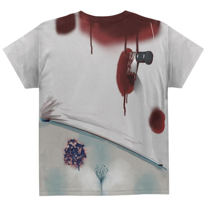 Halloween Slob Zombie Funny Costume All Over Youth T Shirt Youth T-Shirts Old Glory