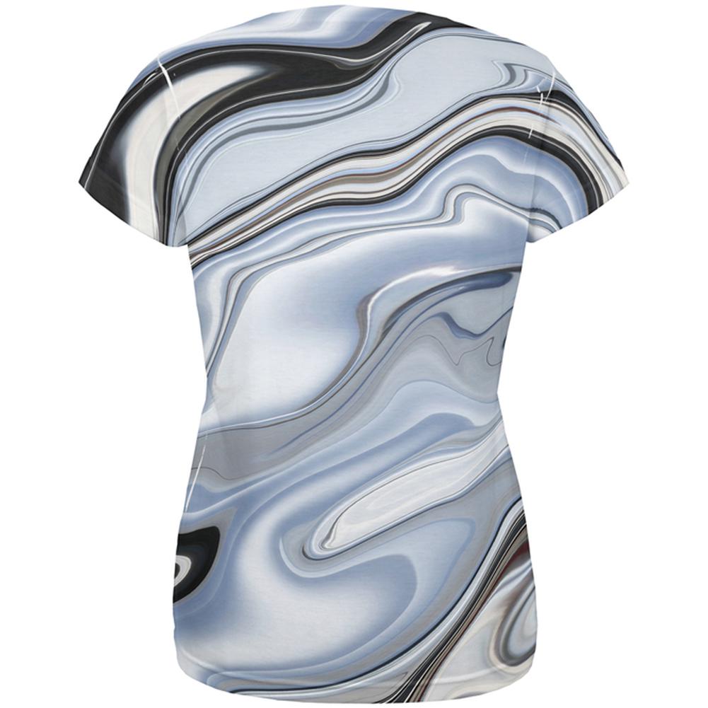 Halloween Liquid Chrome Costume All Over Womens T Shirt Women's T-Shirts Old Glory