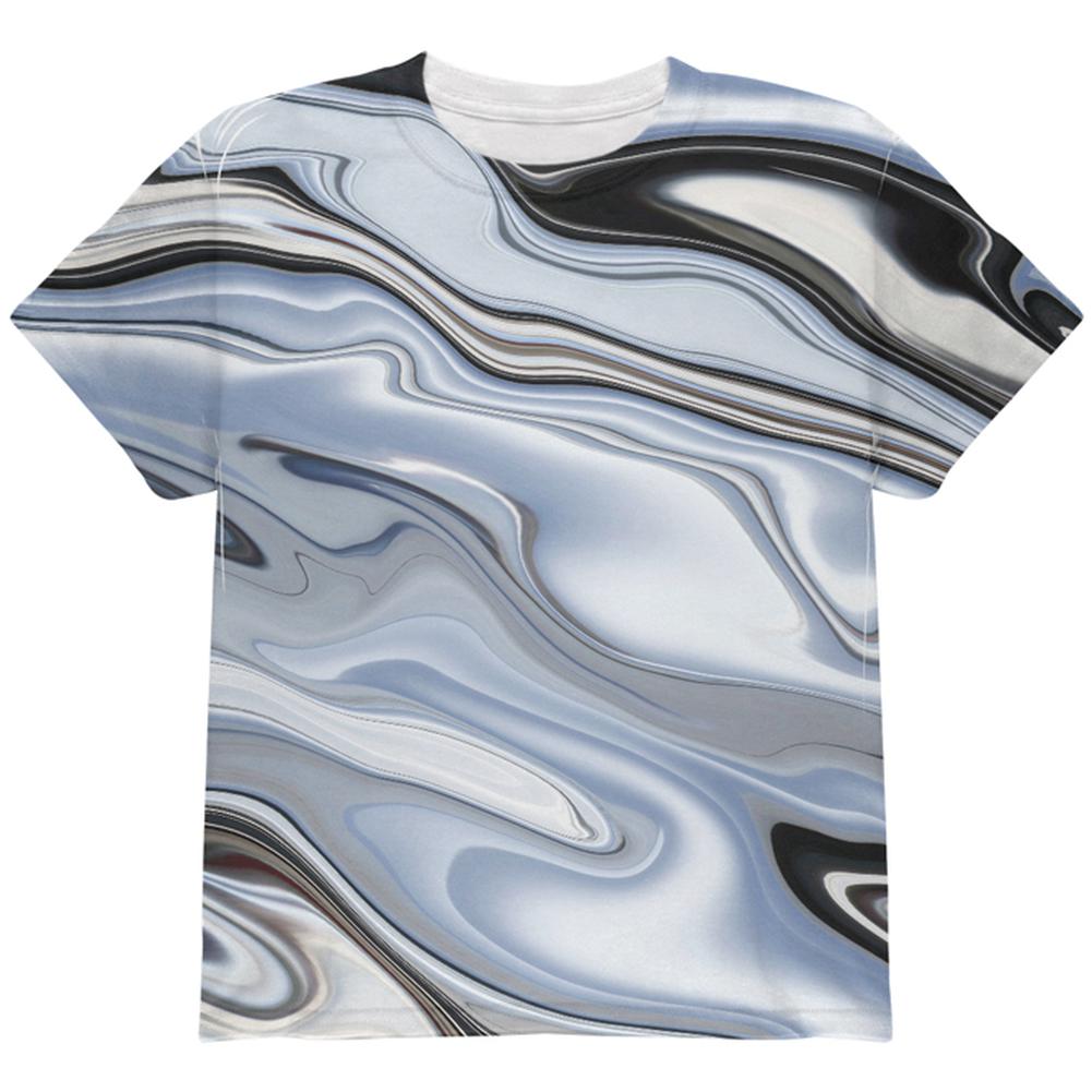 Halloween Liquid Chrome Costume All Over Youth T Shirt Youth T-Shirts Old Glory LG Multi