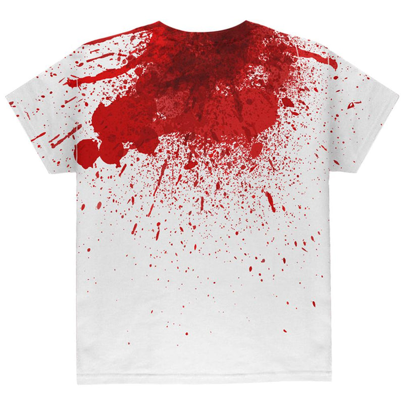 Halloween Horror Movie Victim Decapitation All Over Youth T Shirt Youth T-Shirts Old Glory