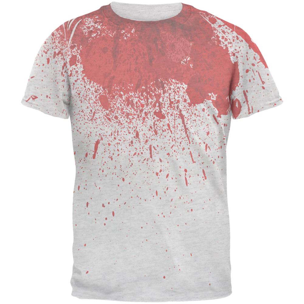 Halloween Costume Horror Movie Victim Decapitation Mens T Shirt Men's T-Shirts Old Glory 2XL White
