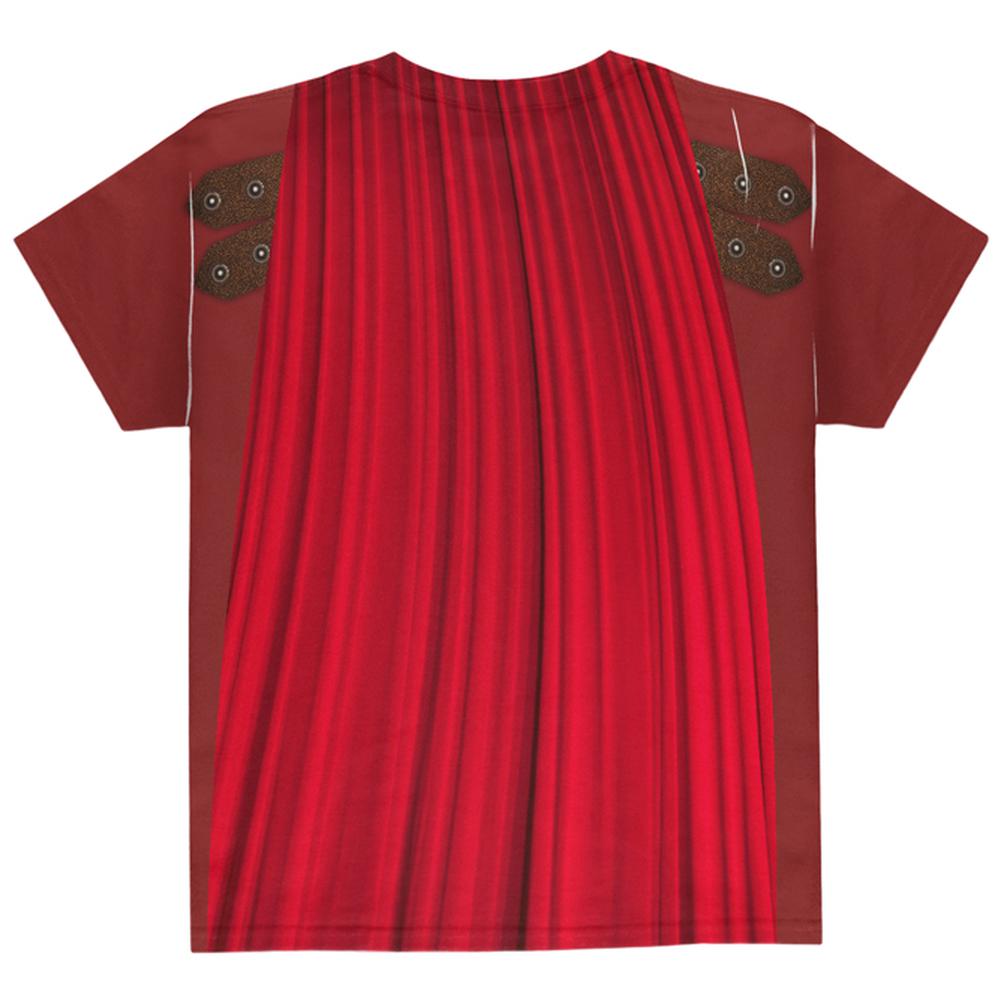 Halloween Costume Roman Gladiator Costume All Over Youth T Shirt Youth T-Shirts Old Glory