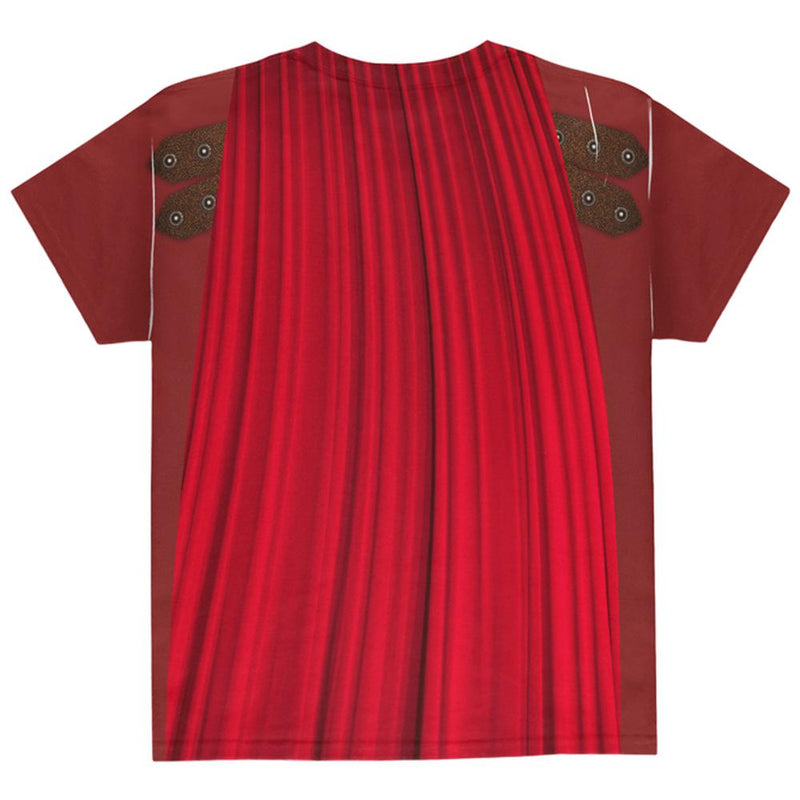 Halloween Costume Roman Gladiator Costume All Over Youth T Shirt Youth T-Shirts Old Glory