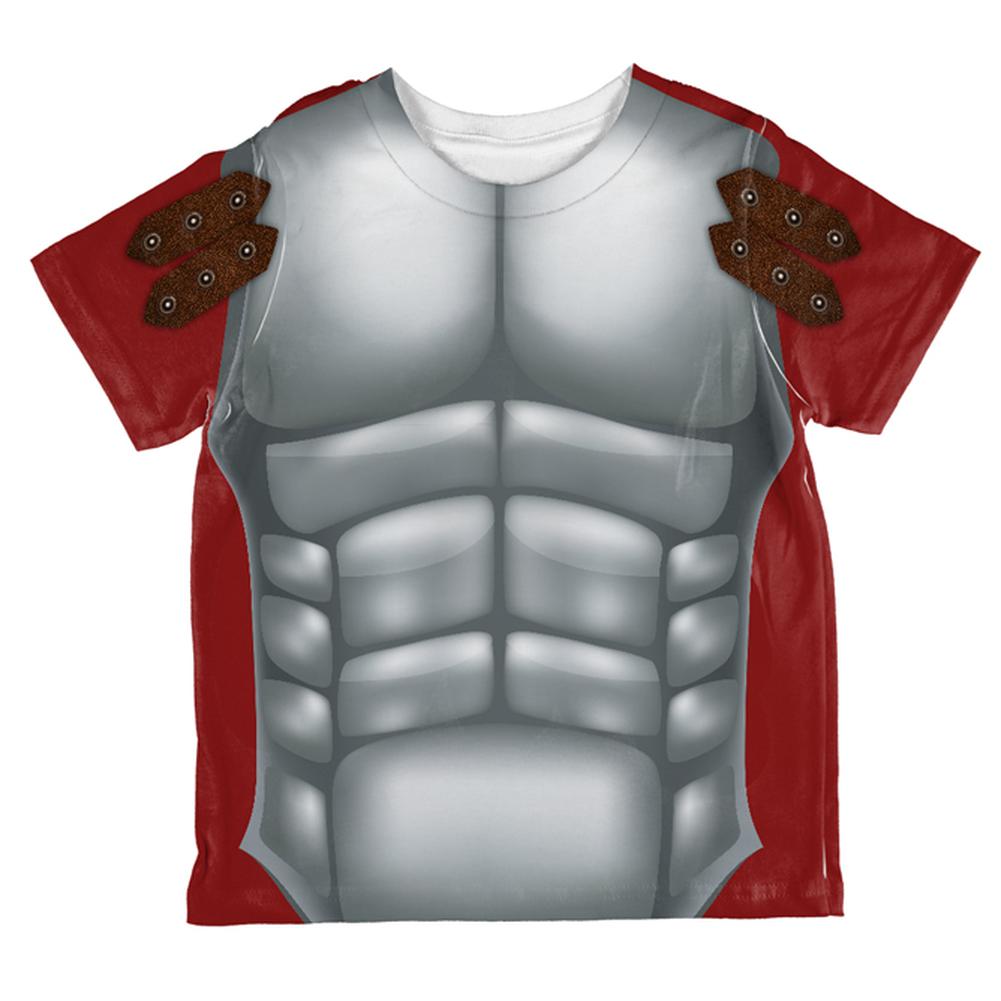 Halloween Costume Roman Gladiator Costume All Over Toddler T Shirt Toddler T-Shirts Old Glory 2T Multi