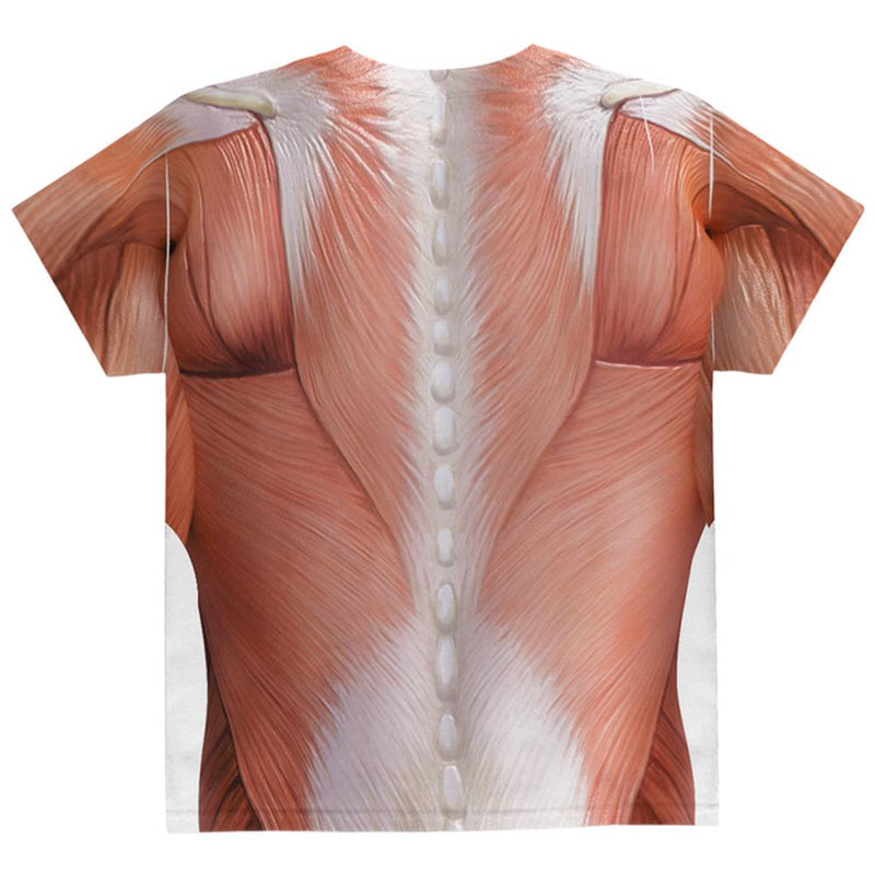 Halloween Costume Muscle Anatomy Costume All Over Youth T Shirt Youth T-Shirts Old Glory