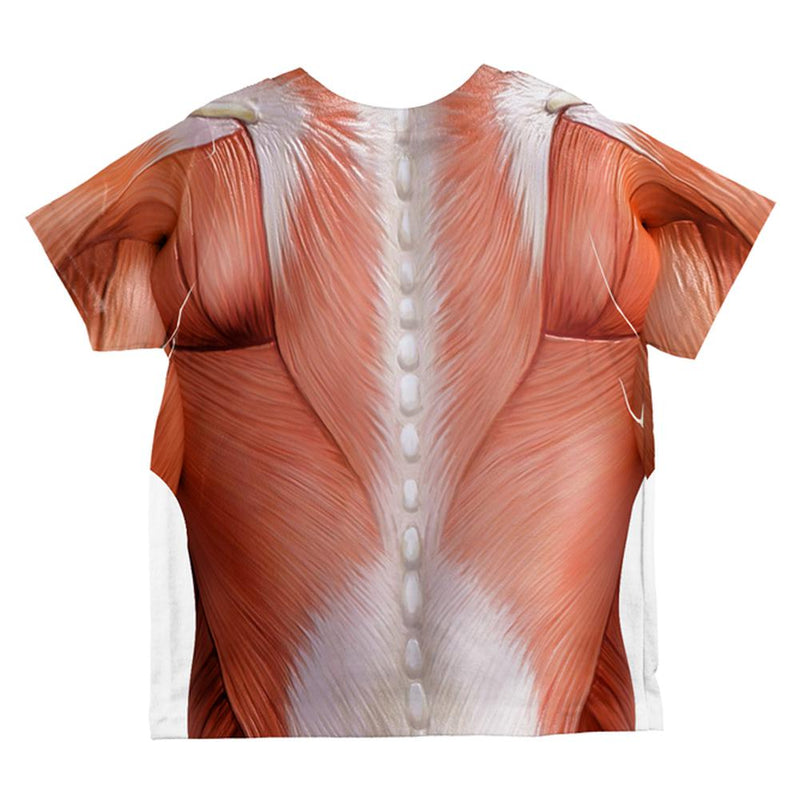 Halloween Costume Muscle Anatomy Costume All Over Toddler T Shirt Toddler T-Shirts Old Glory