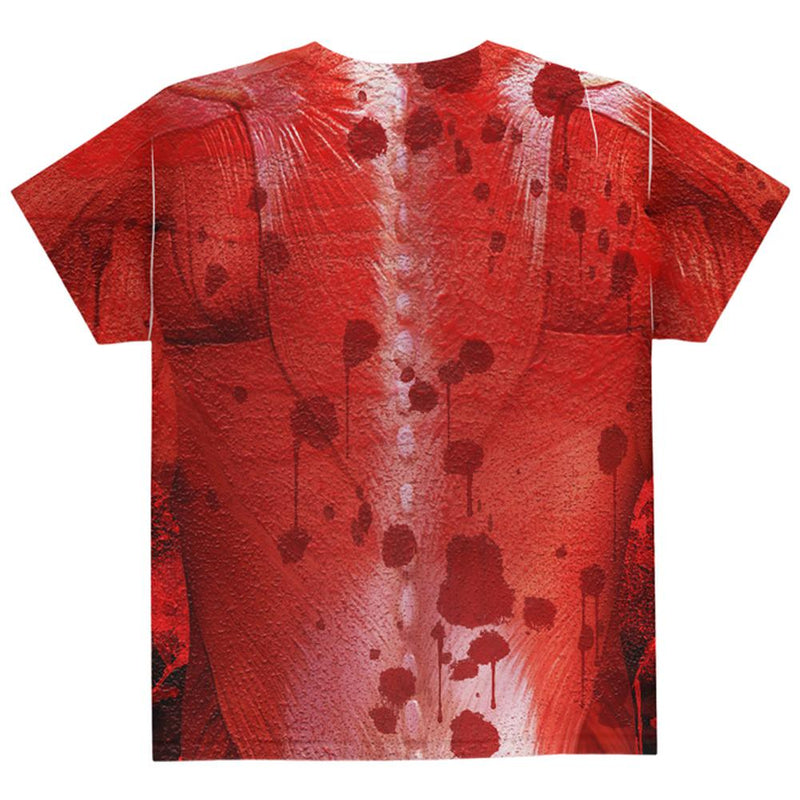 Halloween Costume Skinned Alive Horror Movie Costume All Over Youth T Shirt Youth T-Shirts Old Glory