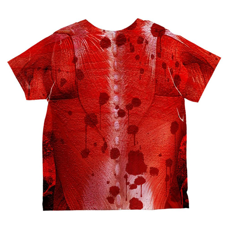 Halloween Costume Skinned Alive Horror Movie Costume All Over Toddler T Shirt Toddler T-Shirts Old Glory