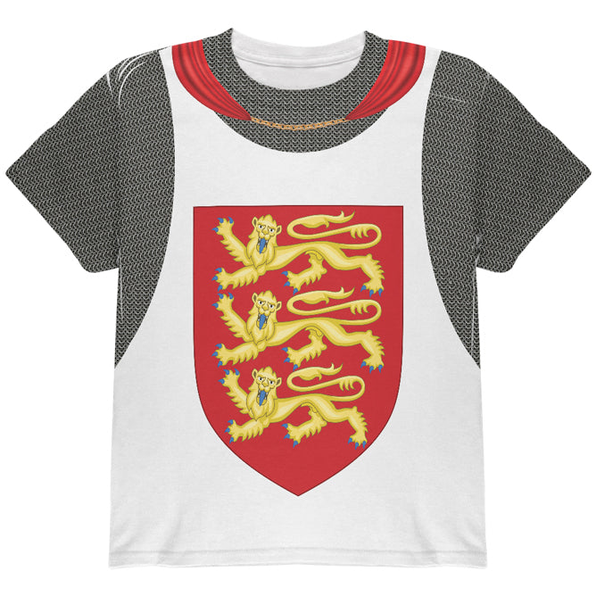 Halloween Costume King Richard Lionheart Knight Costume All Over Youth T Shirt Youth T-Shirts Old Glory YLG Multi