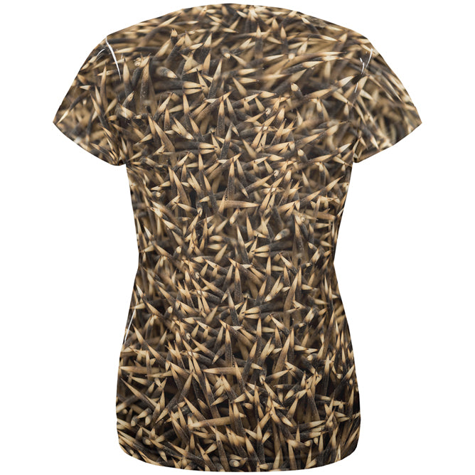 Halloween Costume Hedgehog Costume All Over Womens T Shirt Women's T-Shirts Old Glory