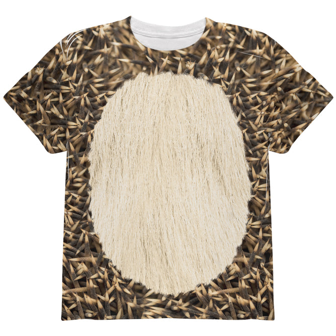 Halloween Costume Hedgehog Costume All Over Youth T Shirt Youth T-Shirts Old Glory YLG Multi
