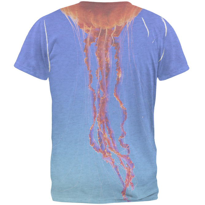 Halloween Costume Orange Nettle Jellyfish Costume Mens T Shirt Men's T-Shirts Old Glory