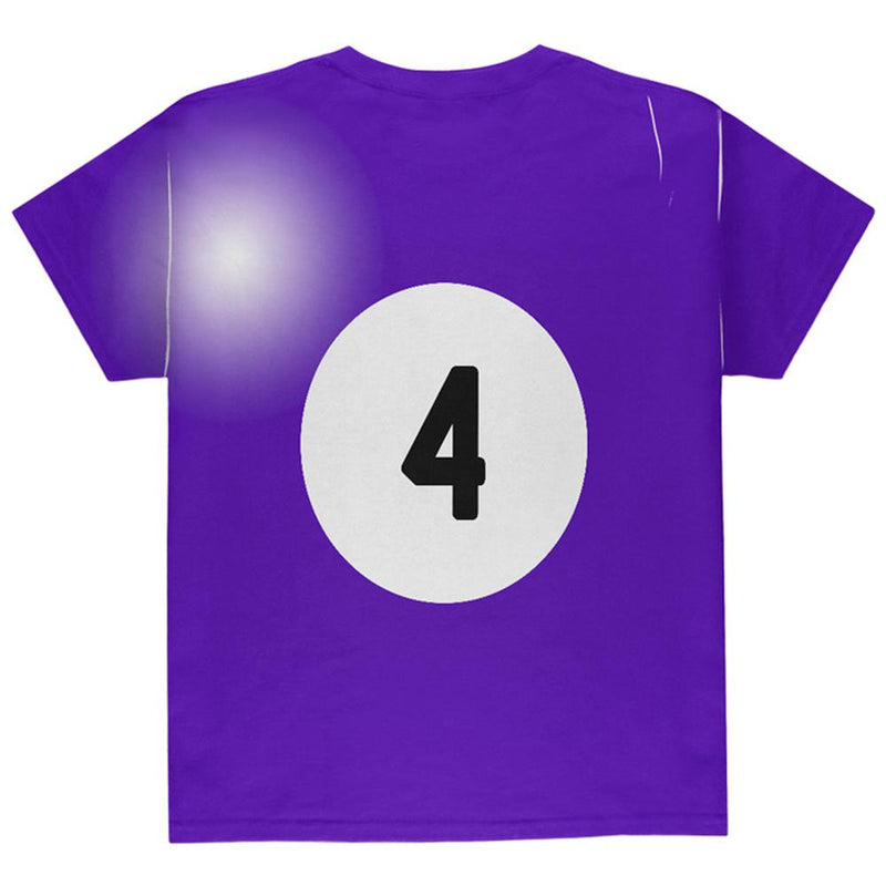 Halloween Billiard Pool Ball Four Costume Youth T Shirt Youth T-Shirts Old Glory