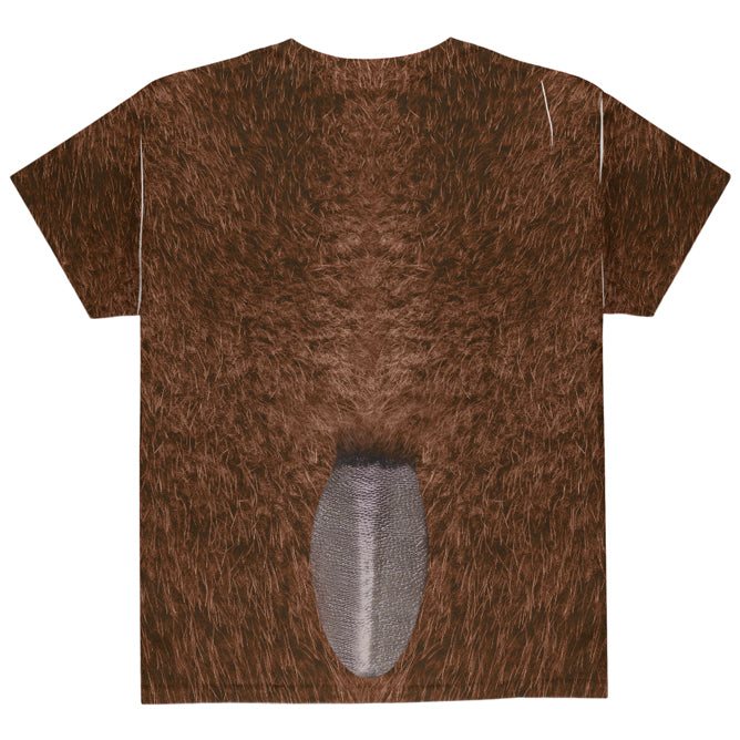 Halloween Costume Beaver Costume All Over Youth T Shirt Youth T-Shirts Old Glory