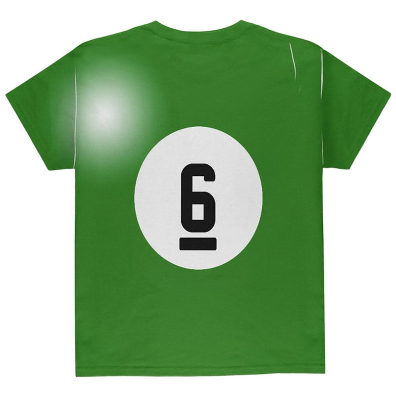 Halloween Billiard Pool Ball Six Costume Youth T Shirt Youth T-Shirts Old Glory