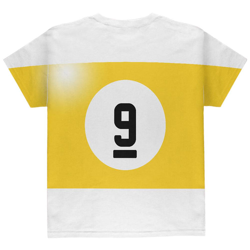 Halloween Billiard Pool Ball Nine Costume Youth T Shirt Youth T-Shirts Old Glory