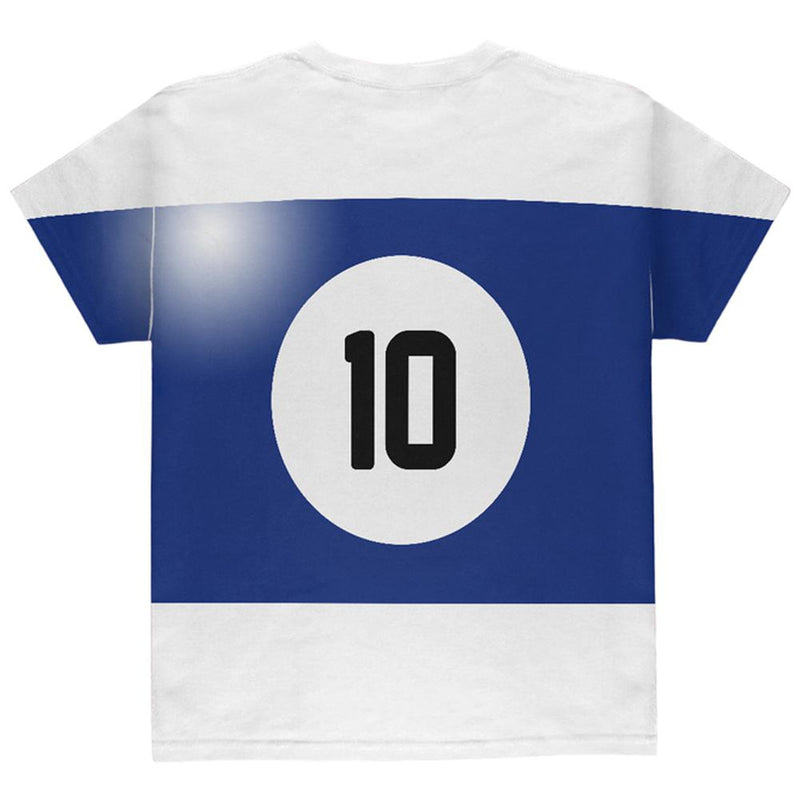 Halloween Billiard Pool Ball Ten Costume Youth T Shirt Youth T-Shirts Old Glory