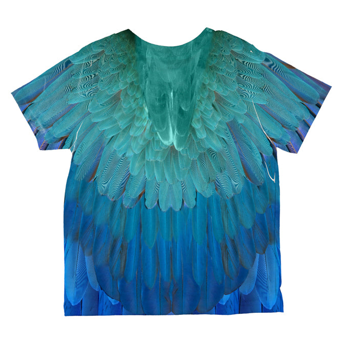 Halloween Costume Blue & Yellow Parrot Macaw Costume All Over Toddler T Shirt Toddler T-Shirts Old Glory
