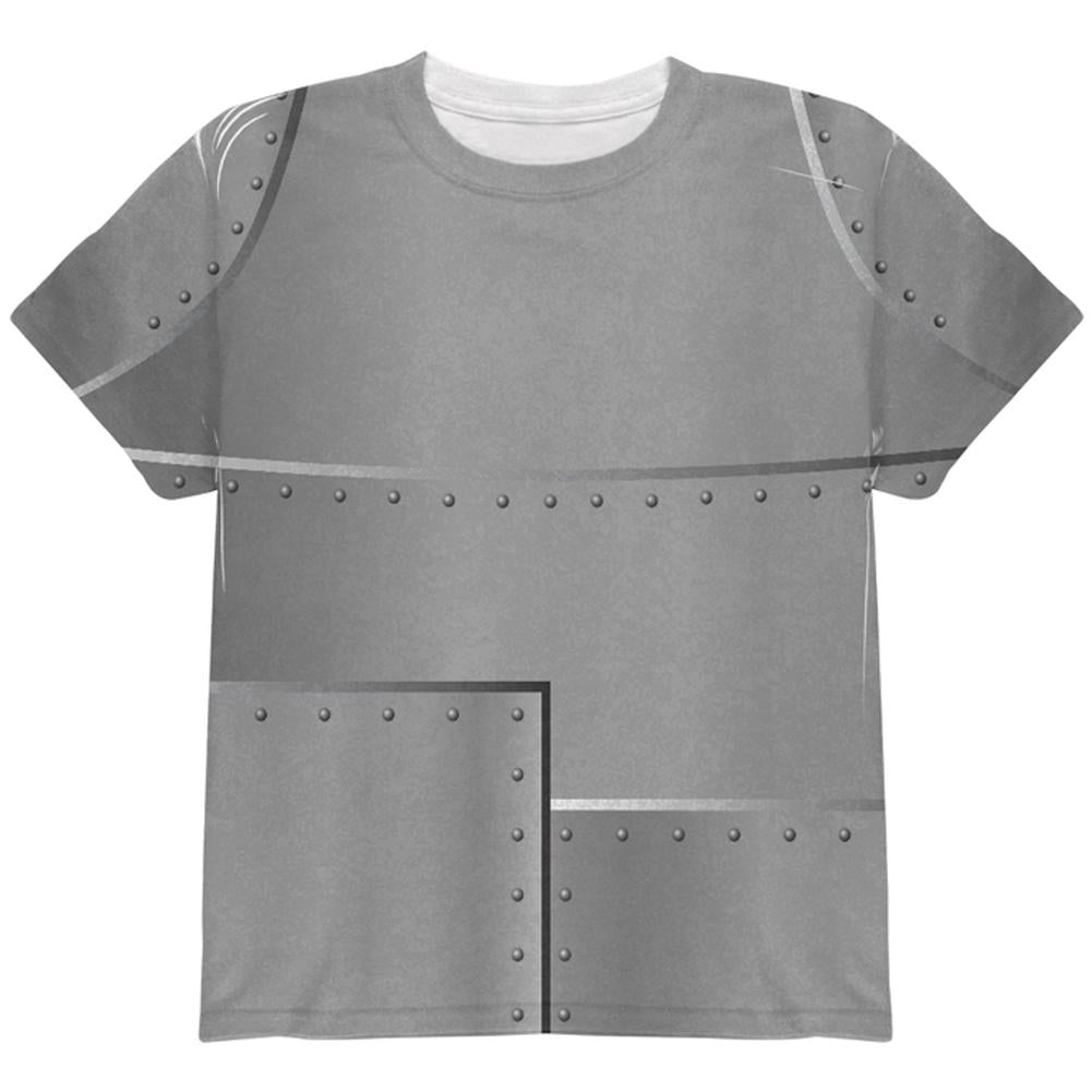 Halloween Robot Rivets Costume Steel All Over Youth T Shirt Youth T-Shirts Old Glory LG Multi