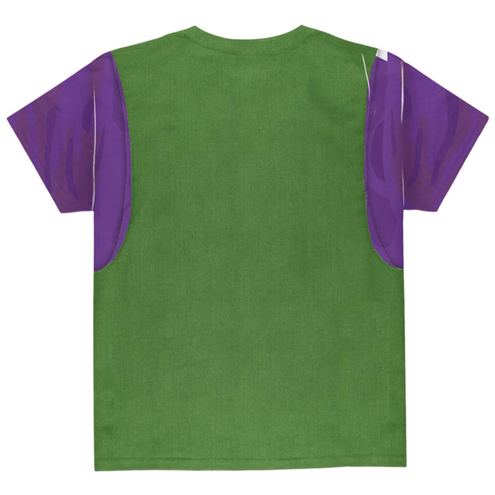 Mardi Gras Green and Purple Vest Costume All Over Youth T Shirt Youth T-Shirts Old Glory
