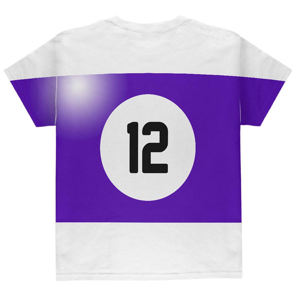 Halloween Billiard Pool Ball Twelve Costume Youth T Shirt Youth T-Shirts Old Glory