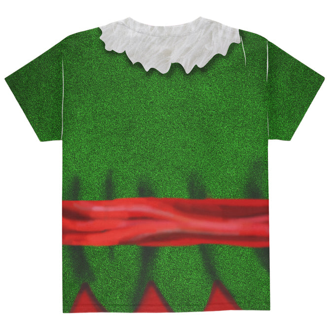 Christmas Costume Elf Costume All Over Youth T Shirt Youth T-Shirts Old Glory
