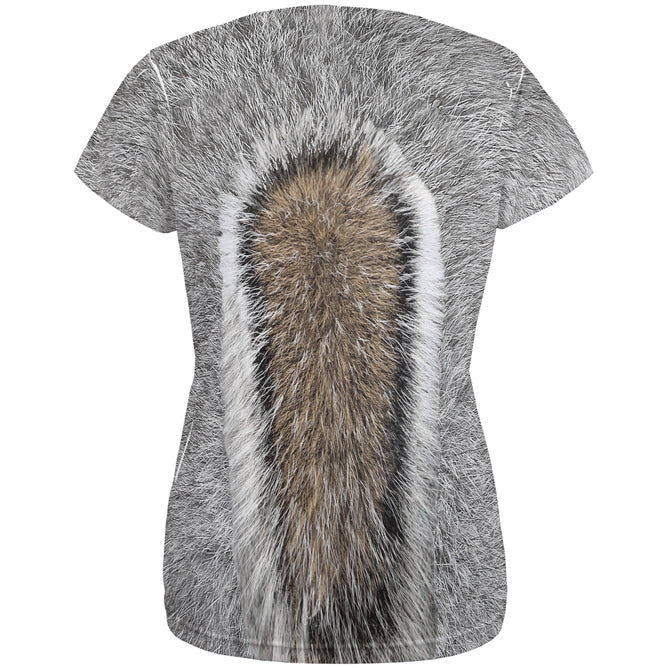 Halloween Costume Squirrel Costume All Over Womens T Shirt Women's T-Shirts Old Glory