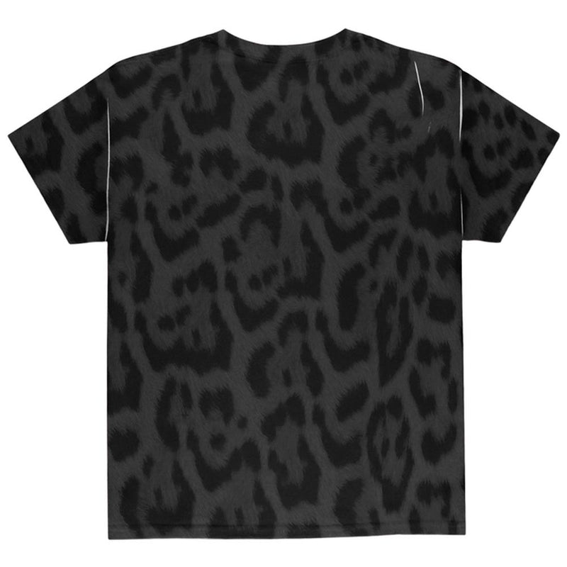Halloween Black Leopard Costume All Over Youth T Shirt Youth T-Shirts Old Glory