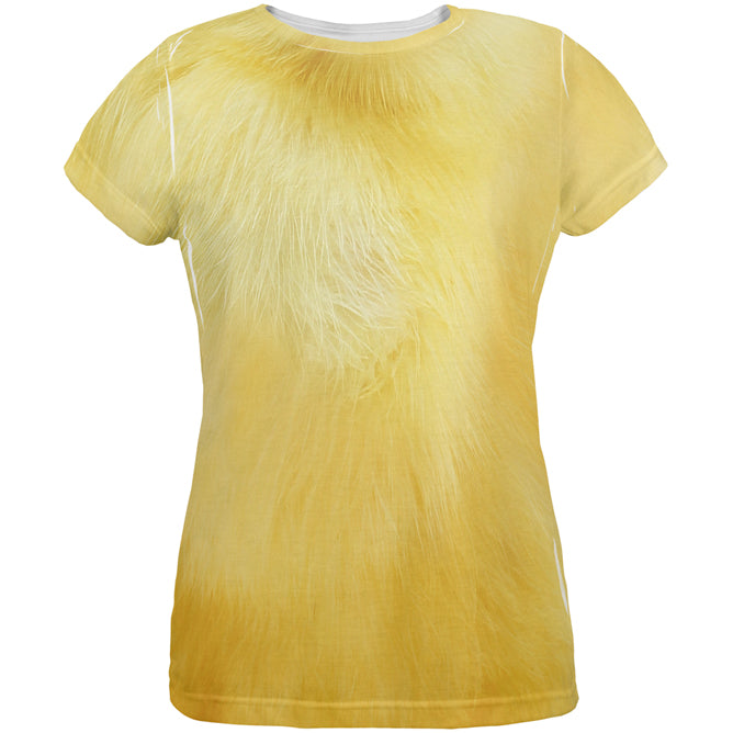 Halloween Baby Chicken Costume All Over Womens T Shirt Women's T-Shirts Old Glory LG Multi