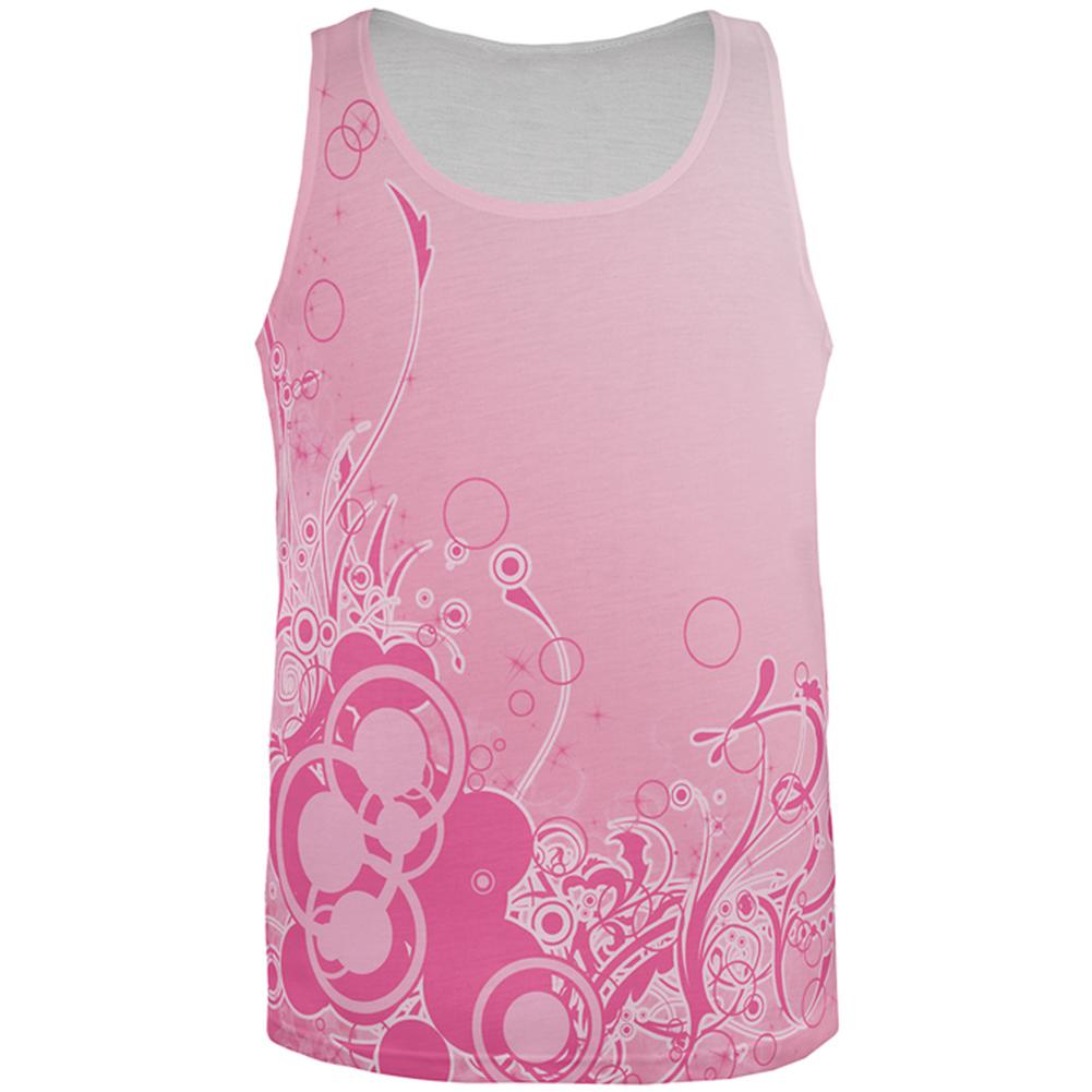 Pink Ombre Day Dream All Over Mens Tank Top Men's Tank Tops Old Glory 2XL Multi