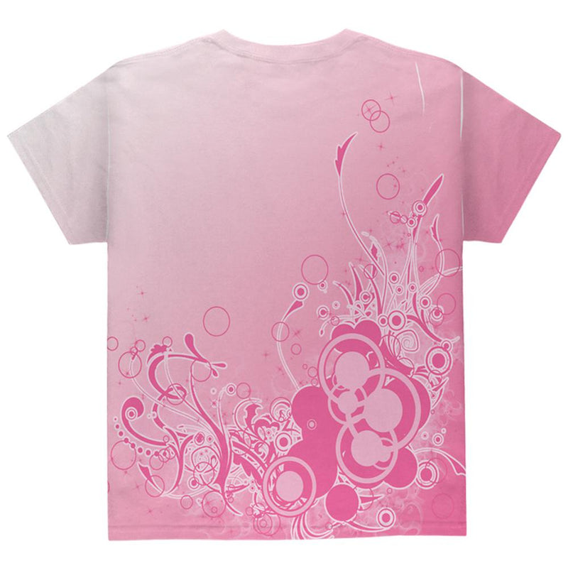 Pink Ombre Day Dream All Over Youth T Shirt Youth T-Shirts Old Glory