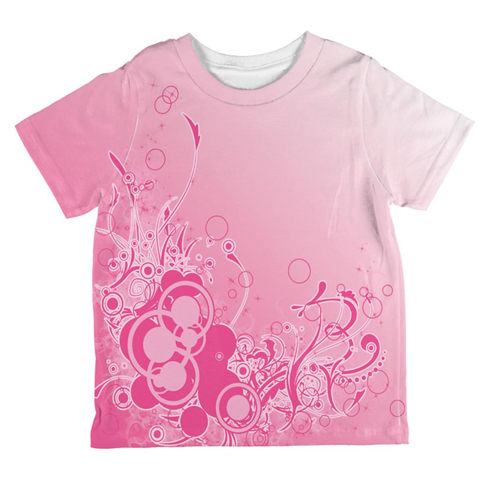 Pink Ombre Day Dream All Over Toddler T Shirt Toddler T-Shirts Old Glory 2T Multi