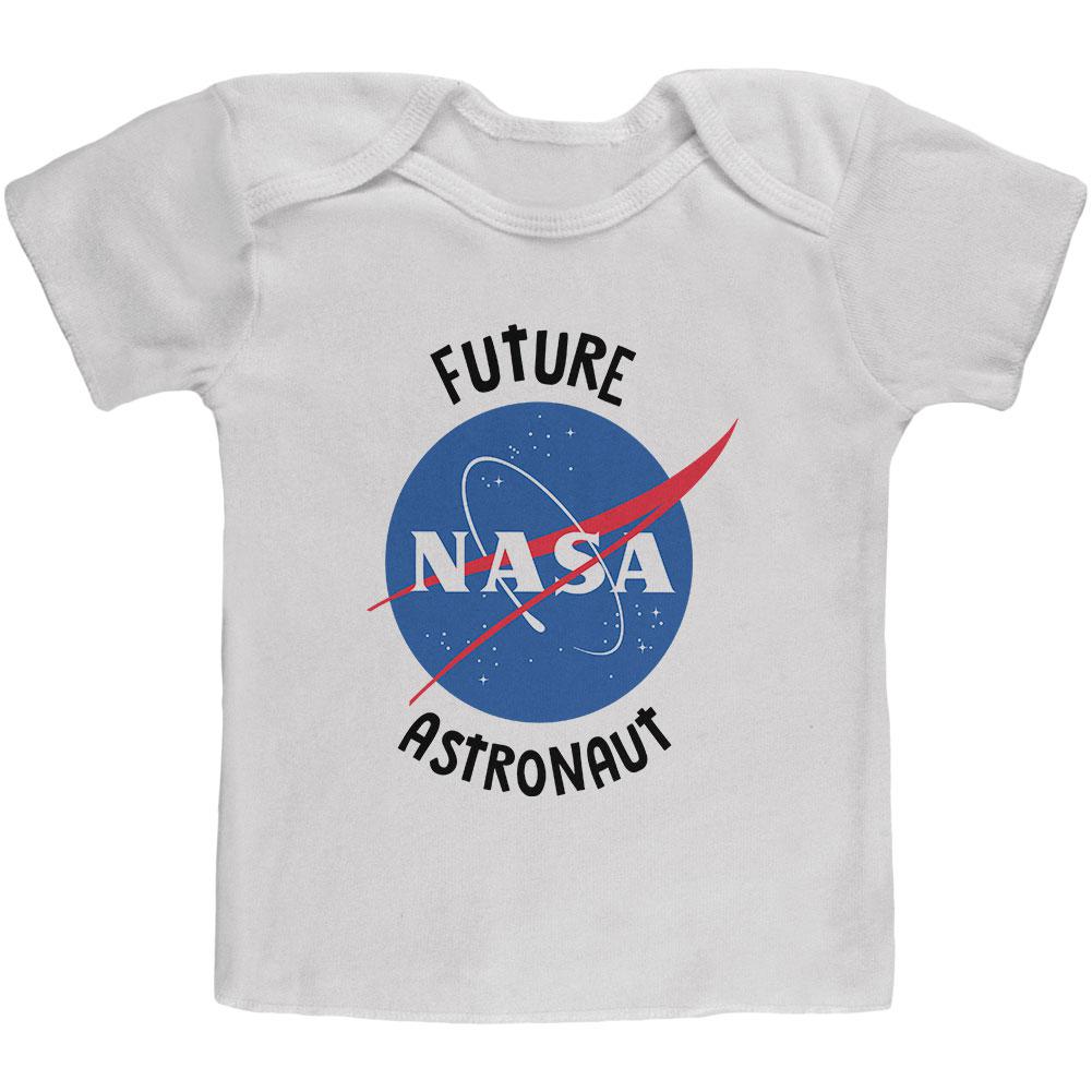 Future NASA Space Astronaut Baby T Shirt Infant T-Shirts NASA 12MO White