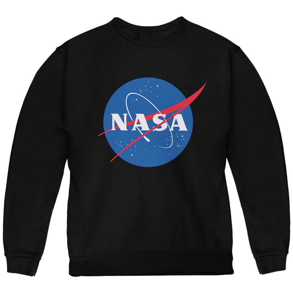 NASA Logo Youth Sweatshirt Youth Sweatshirts NASA LG Grey