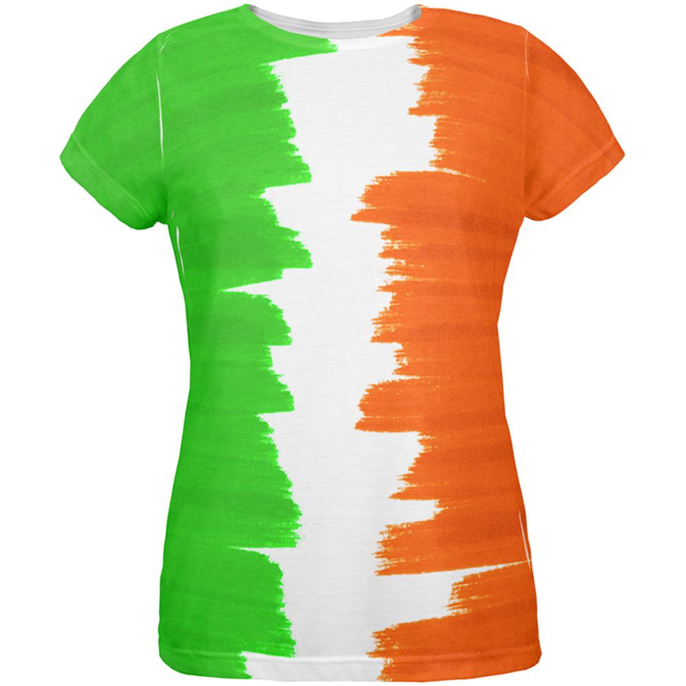 St Patrick's Day Color Me Irish All Over Womens T Shirt Women's T-Shirts Old Glory 2XL Multi