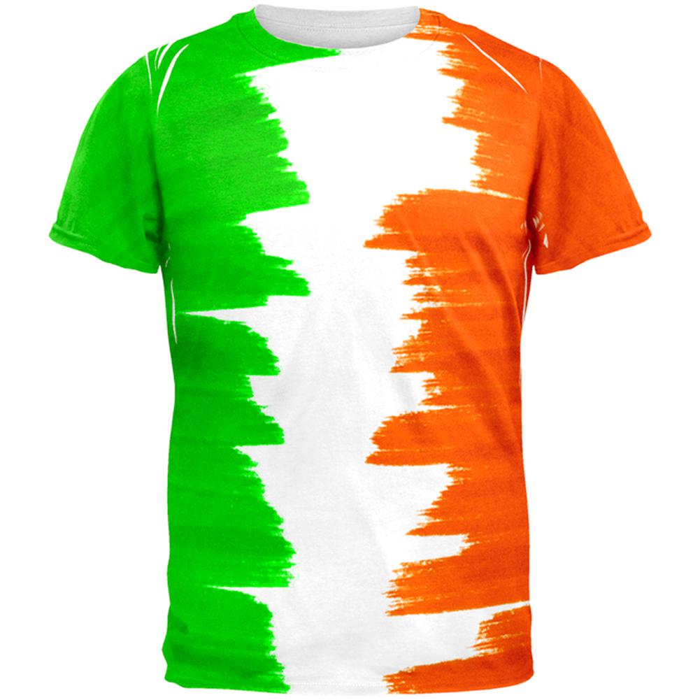 St Patrick's Day Color Me Irish All Over Mens T Shirt Men's T-Shirts Old Glory 2XL Multi