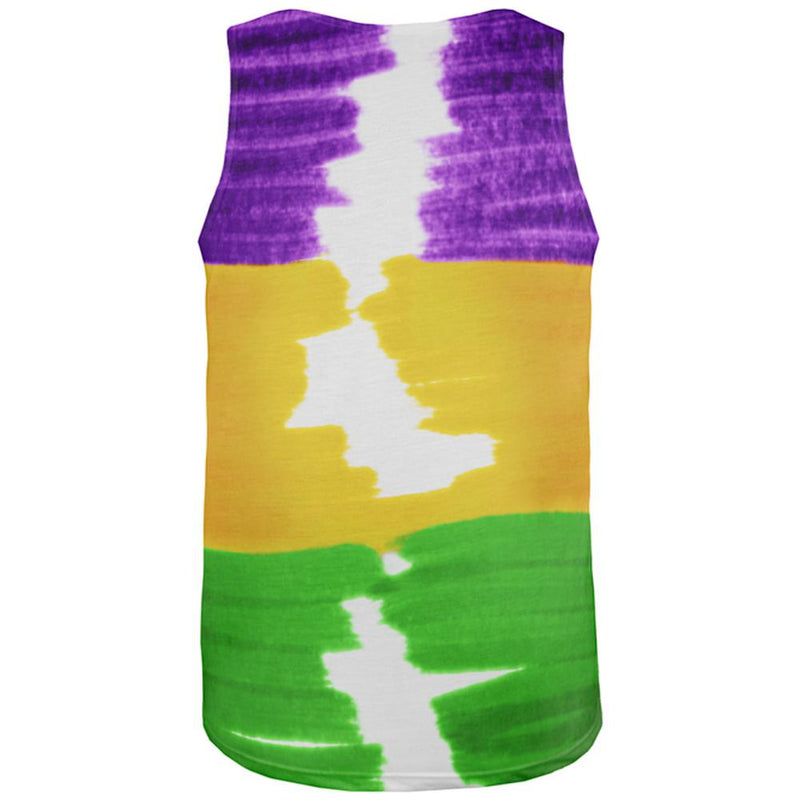 Mardi Gras Color Me Cajun All Over Mens Tank Top Men's Tank Tops Old Glory