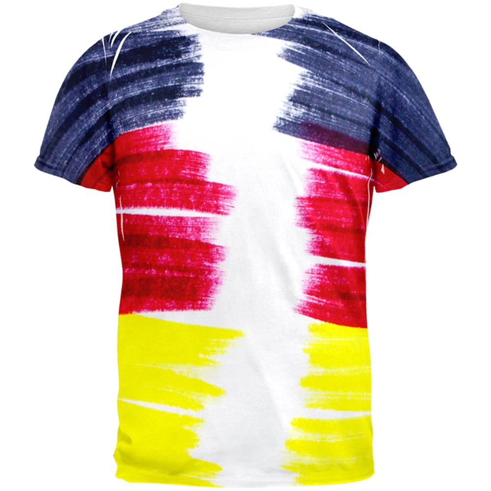 Oktoberfest Color Me German All Over Mens T Shirt Men's T-Shirts Old Glory 2XL Multi