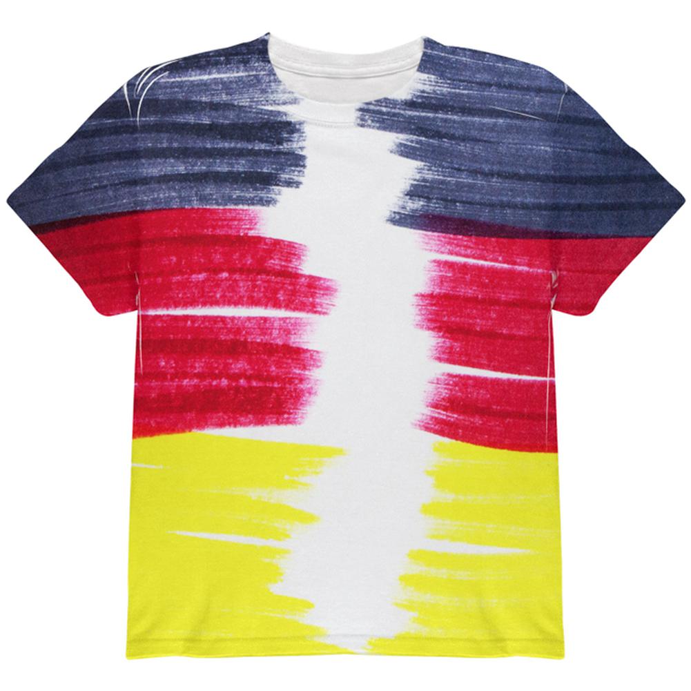 Oktoberfest Color Me German All Over Youth T Shirt Youth T-Shirts Old Glory LG Multi