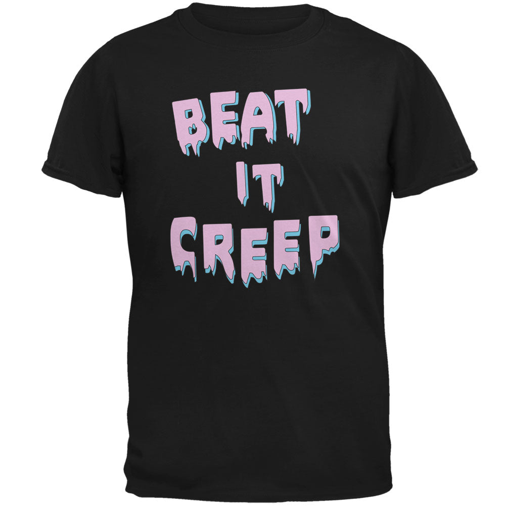 Halloween Beat it Creep Mens T Shirt Men's T-Shirts Old Glory 2XL Black