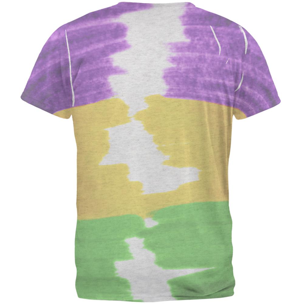 Mardi Gras Color Me Cajun Mens Soft V-Neck T Shirt Men's T-Shirts Old Glory