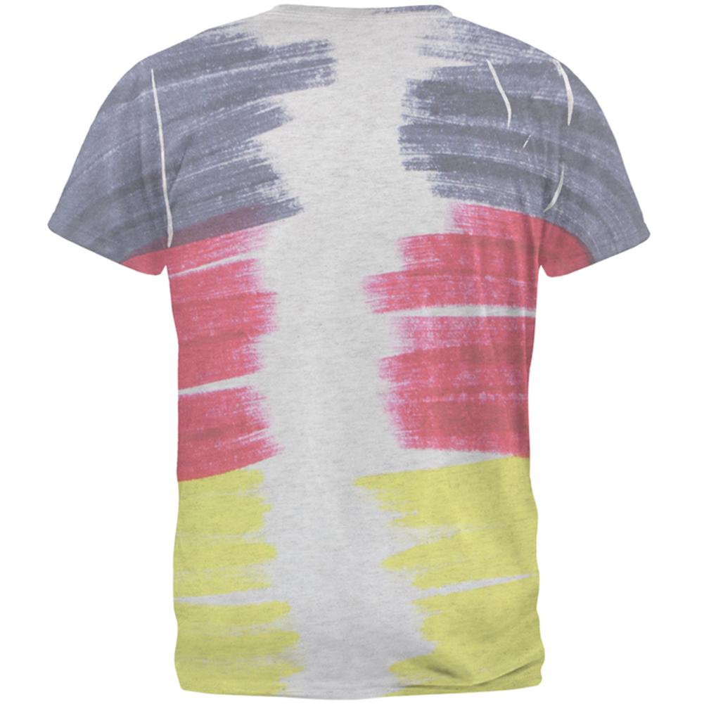 Oktoberfest Color Me German Mens Soft V-Neck T Shirt Men's T-Shirts Old Glory