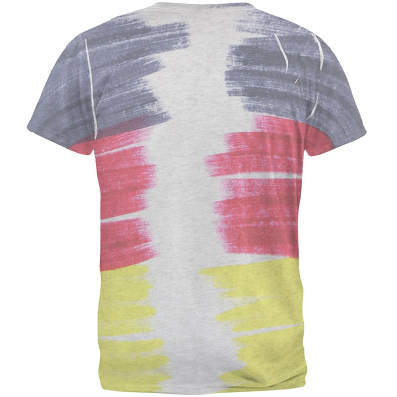 Oktoberfest Color Me German Mens Soft V-Neck T Shirt Men's T-Shirts Old Glory