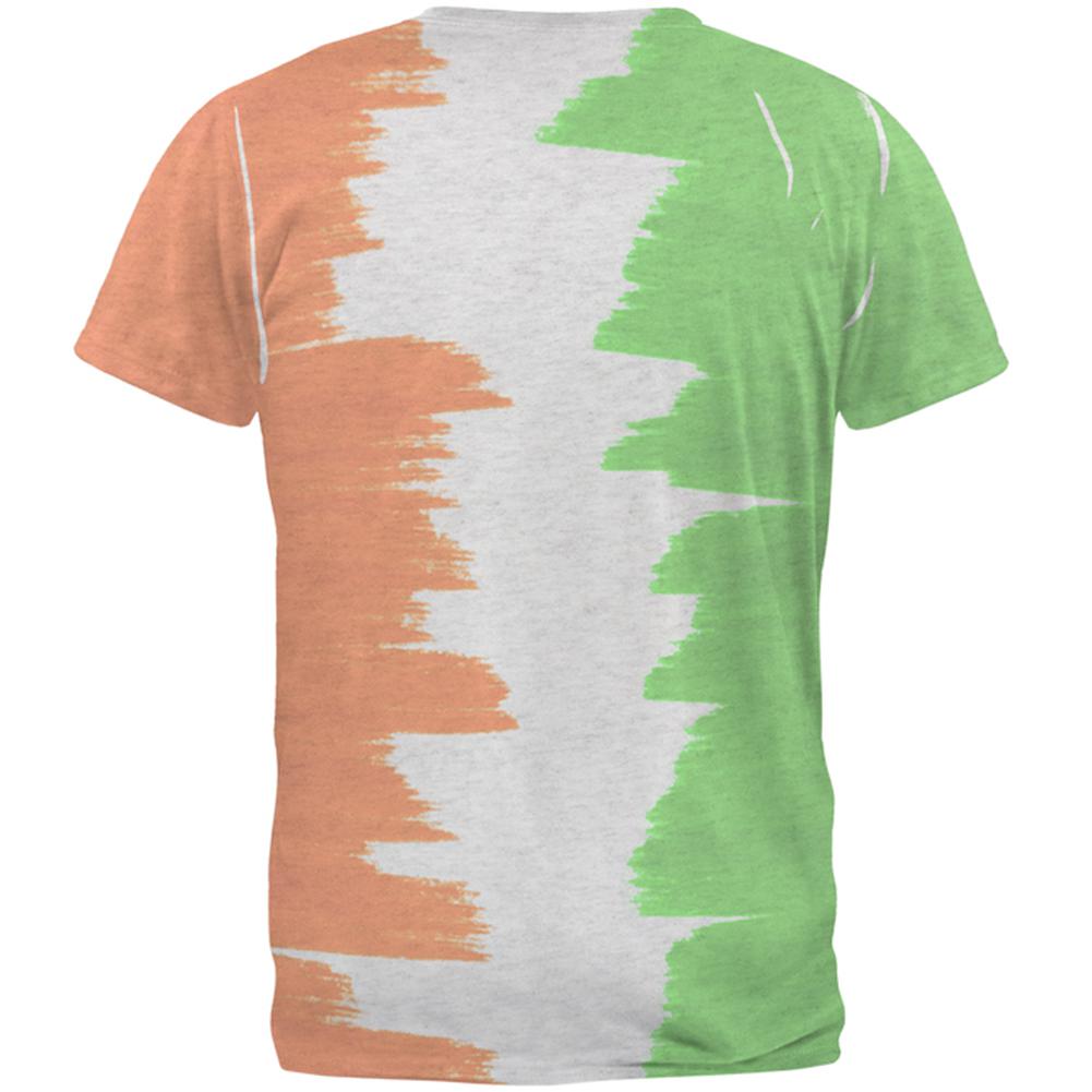 St Patrick's Day Color Me Irish Mens Soft V-Neck T Shirt Men's T-Shirts Old Glory
