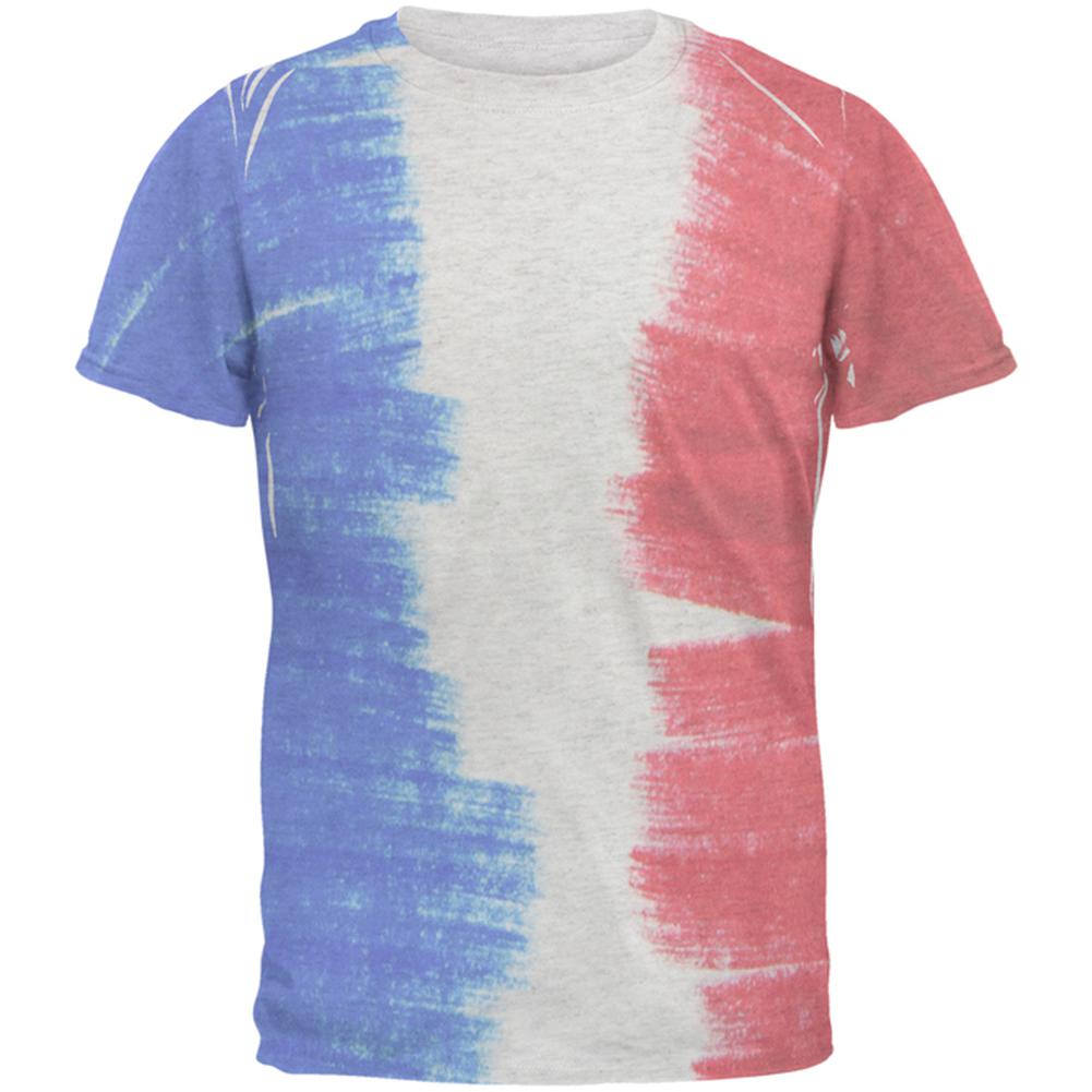 Color Me French Men's Soft T-Shirt Men's T-Shirts Old Glory 2XL White