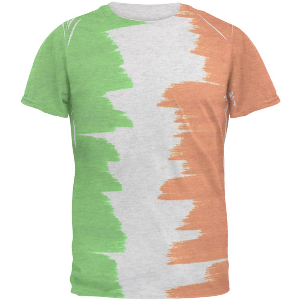 St Patrick's Day Color Me Irish Men's Soft T-Shirt Men's T-Shirts Old Glory 2XL Heather White